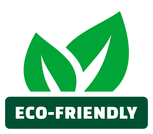 pictogramme eco-friendly vert et blanc