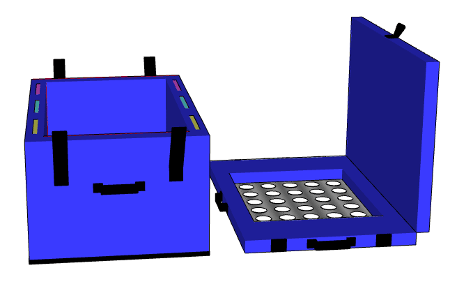 Visuel 3D caisson-isotherme-chaîne du froid-alimentation