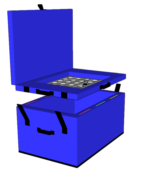 Visuel 3D boite-isotherme-chaîne du froid