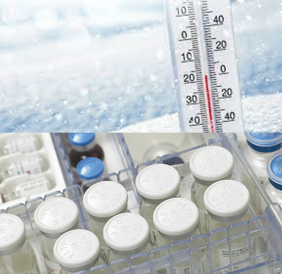 médicament produit pharmaceutique sensible à la température et au froid