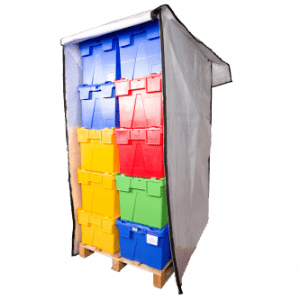 isothermal cover-thermosensitive products-pallet - transport-croco case